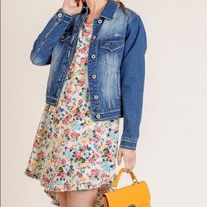 UMGEE High-low Floral Fringe Dress